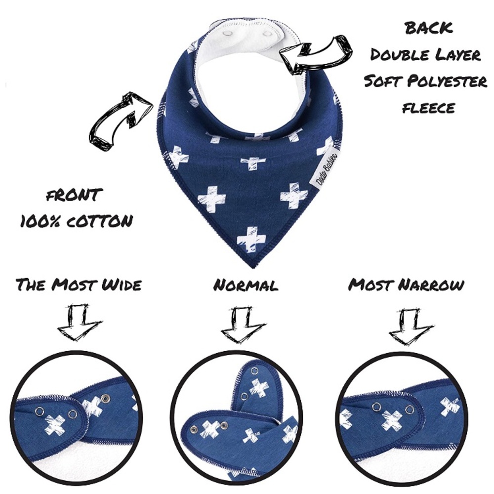 Dodo Babies Baby Bandana Drool Bib Set - Picture 2 of 5